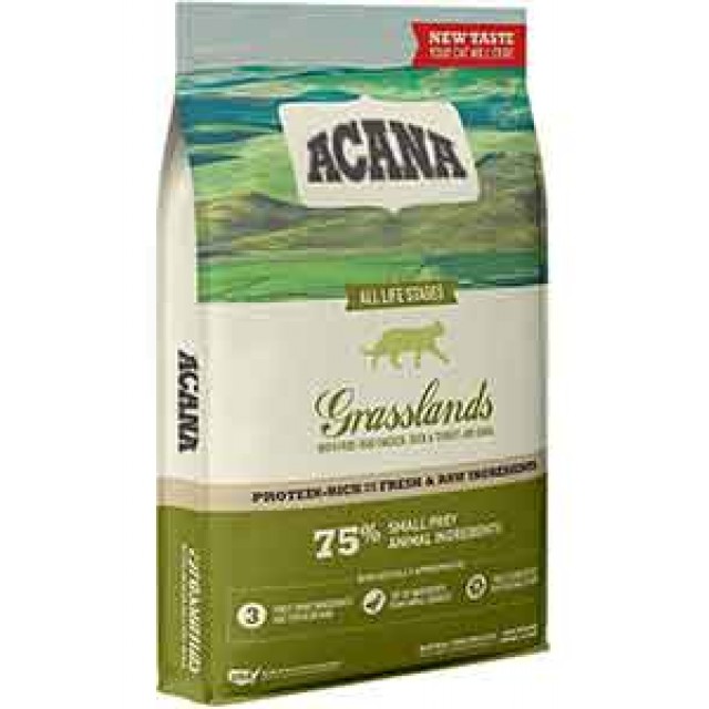 Acana Grasslands Kümes Hayvanlı Tüm Irk ve Yaşam Evreleri için Kedi Maması 4,5kg