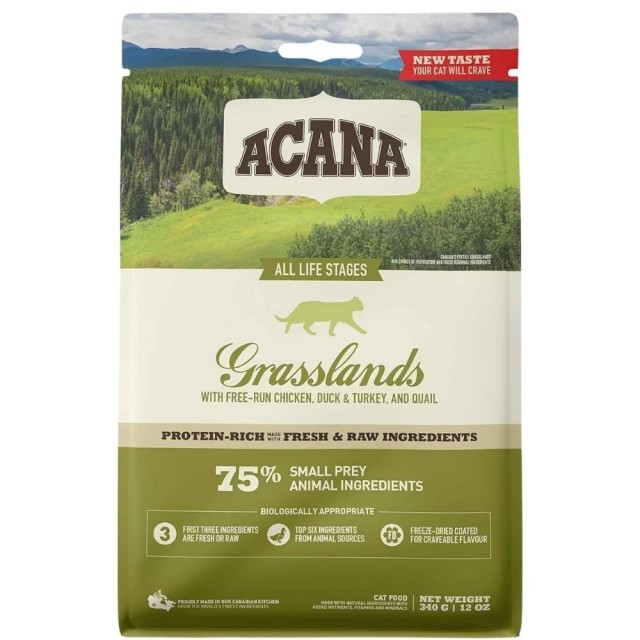 Acana Grasslands Ördek ve Bıldırcınlı Kuru Kedi Maması 1,8 kg