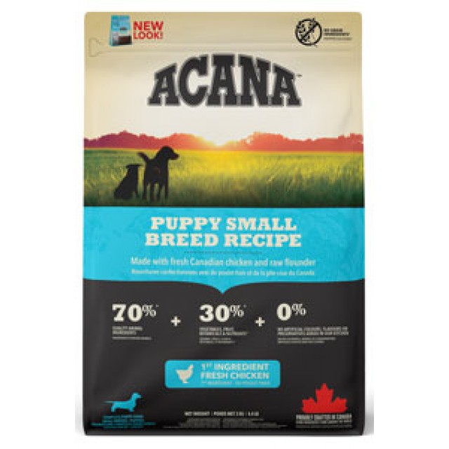 Acana Puppy Small Breed Tahılsız Tavuk ve Balıklı Küçük Irk Yavru Köpek Maması 2kg