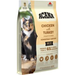 Acana Homestead Harvest Tavuk ve Hindi Etli Yetişkin Kedi Maması 4.5 Kg