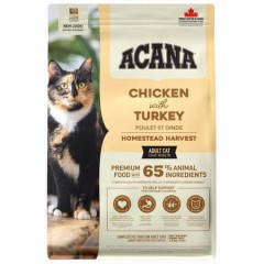 Acana Homestead Harvest Tavuk ve Hindi Etli Yetişkin Kedi Maması 1,8kg