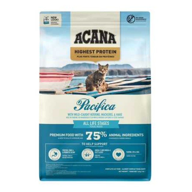Acana Pacifica Balıklı Tüm Irk ve Yaşam Evreleri için Kedi Maması 1,8kg