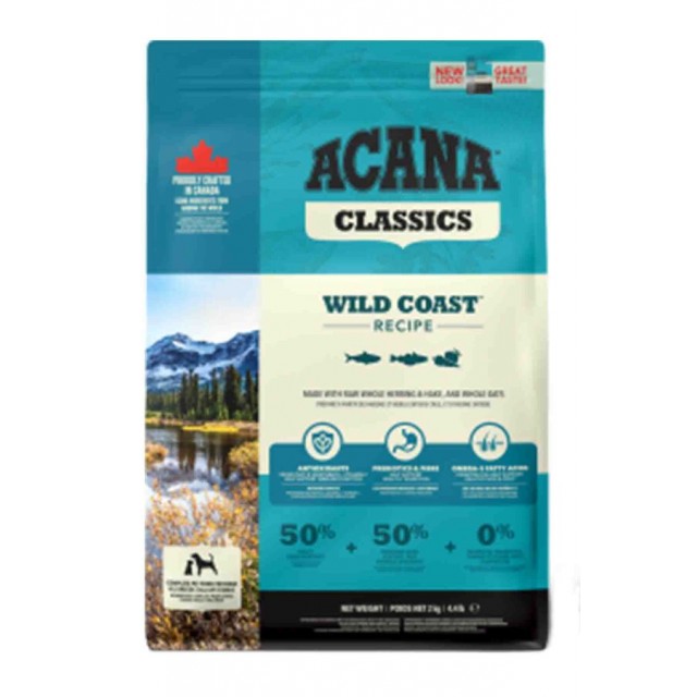 Acana Wild Coast Tahılsız Balıklı Köpek Maması 2kg