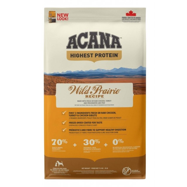 Acana Wild Prairie Tüm Irk ve Yaşam Evreleri için Köpek Maması 11,4kg