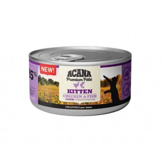 Acana Yavru Kedi Konservesi Tavuk Balıklı 85gr PATE
