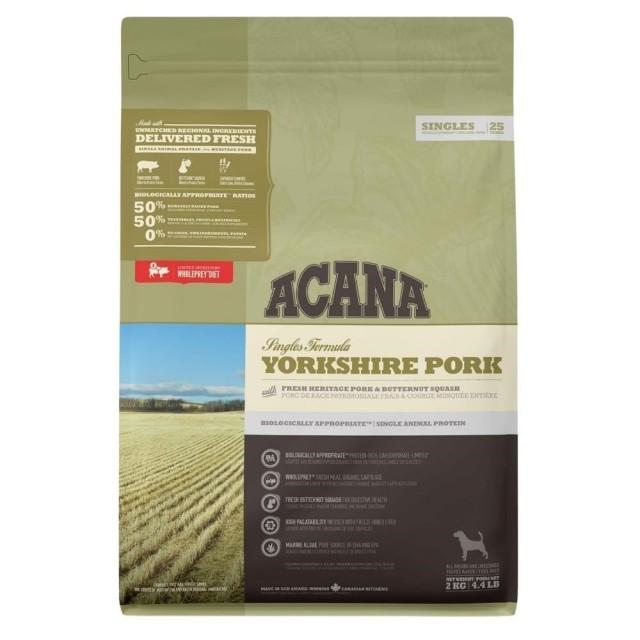 Acana Yorkshire Pork Domuz Etli ve Balkabaklı Kuru Köpek Maması 2 kg