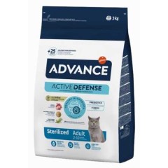 Advance Sterilised Hindi Etli Kısırlaştırılmış Kedi Maması 3 Kg