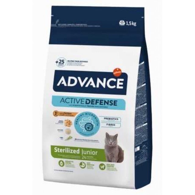 Advance Young Sterilised Tavuklu Kısırlaştırılmış Kedi Maması 1,5kg