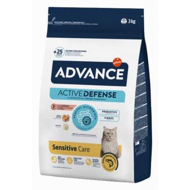 Advance Sensitive Somonlu Yetişkin Kedi Maması 3kg