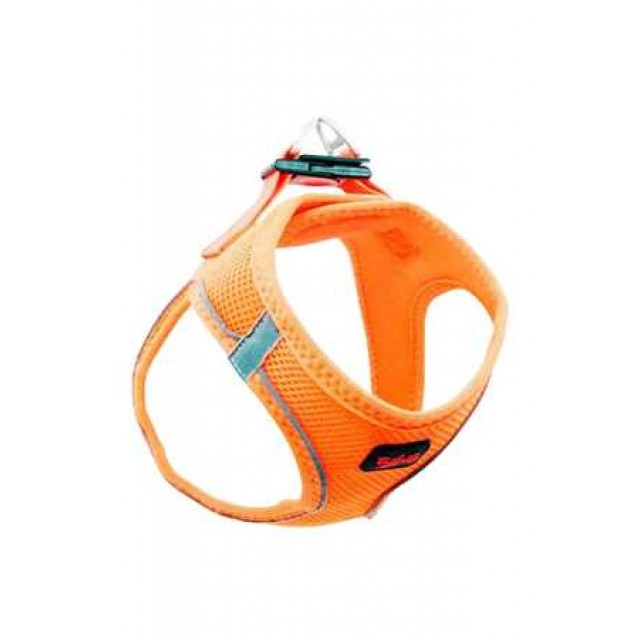 Tailpetz Air Mesh Harness Neon Turuncu Köpek Göğüs Tasması 3XS