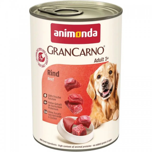 Animonda Gran Carno Sığır Etli Köpek Konservesi 400 Gr
