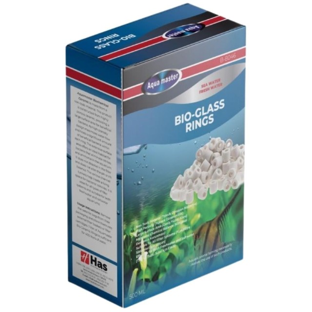 Aqua Master Seramik Halka Biyolojik Filtre Malzemesi 500 ml