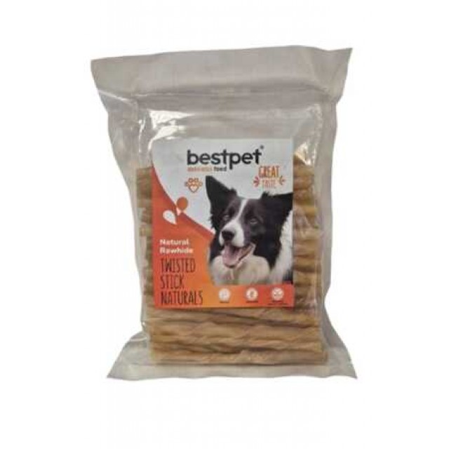 BestPet Burgu Doğal Kemik Çubuk Köpek Ödülü 350gr
