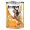 BestPet Sos İçinde Parça Tavuk Etli Yetişkin Köpek Konservesi 400gr