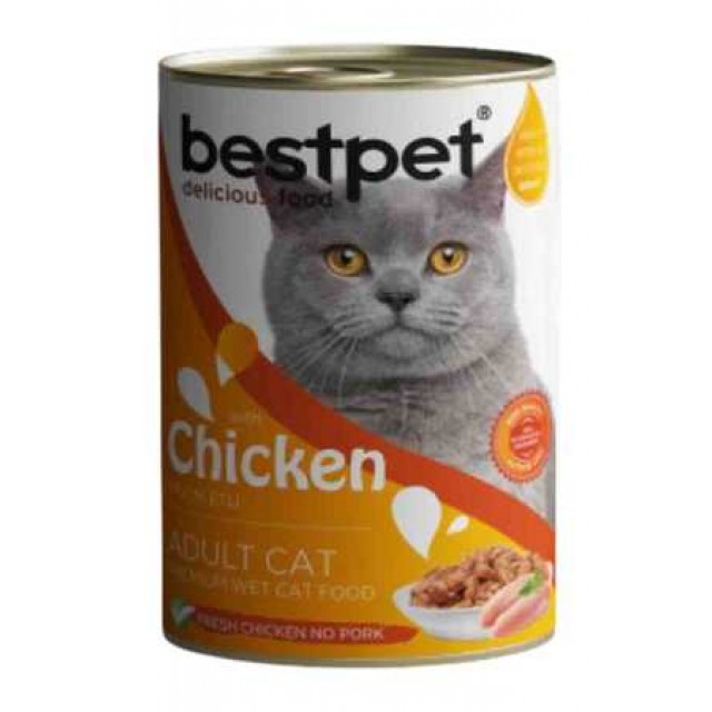 Bestpet Tavuklu Yetişkin Kedi Konservesi 400gr