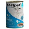 BestPet Ton Balıklı ve Hamsili Gravy Yetişkin Kedi Konservesi 400gr
