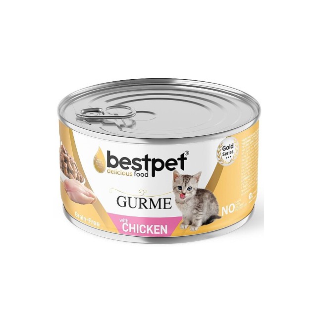 Bestpet Jöle İçerisinde Tavuklu Yavru Kedi Konservesi 85gr
