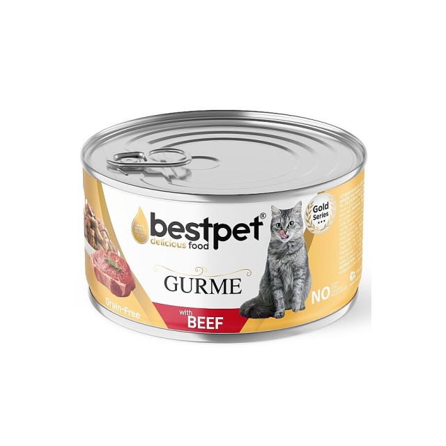 Bestpet Jöle İçerisinde Biftekli Yetişkin Kedi Konservesi 85gr
