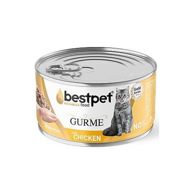 Bestpet Jöle İçerisinde Tavuklu Yetişkin Kedi Konservesi 85gr