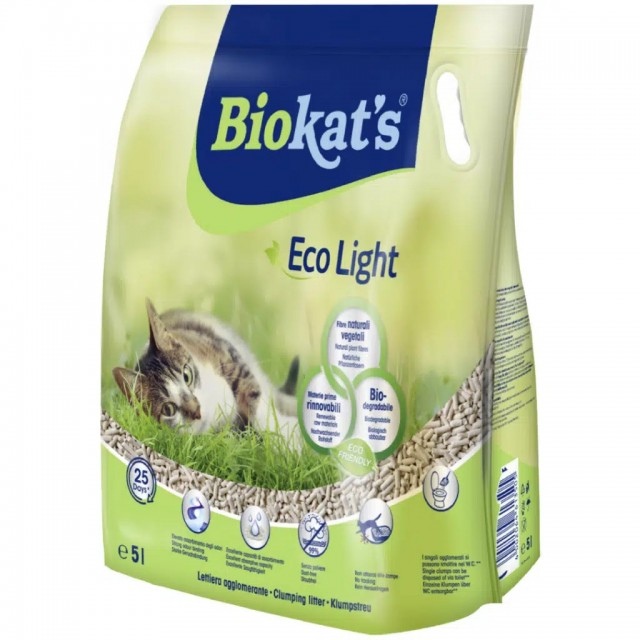 Biokat's Eco Light Pelet Kedi Kumu 5 Litre