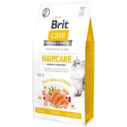 Brit Care Haircare Deri ve Tüy Sağlığı için Tahılsız Tavuk ve Somonlu Yetişkin Kedi Maması 7kg