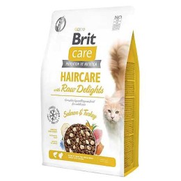 Brit Care Haircare Raw Delight Yetişkin Kediler İçin Somon ve Dondurularak Kurutulmuş Hindi Etli Mama 2kg