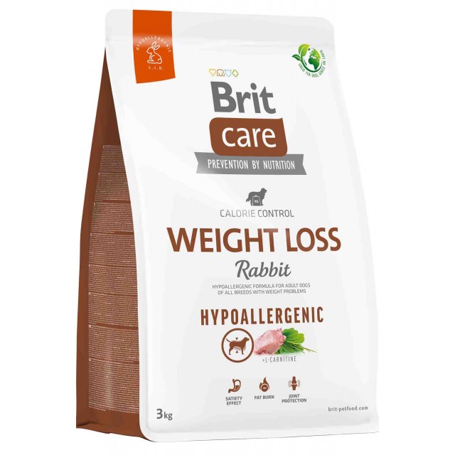 Brit Care Hipoalerjenik Kilo Kontrollü Tavşan Etli Yetişkin Köpek Maması 3kg