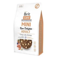 Brit Care Mini Raw Delights Hindili ve Karidesli Küçük Irk Yetişkin Köpek Maması 2kg