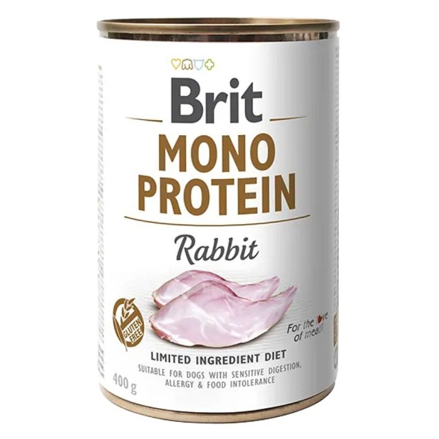 Brit Care Mono Protein Köpekler İçin Tavşan Etli Konserve 400gr