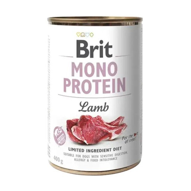 Brit Care Mono Protein Kuzu Etli Yetişkin Köpek Konservesi 400gr