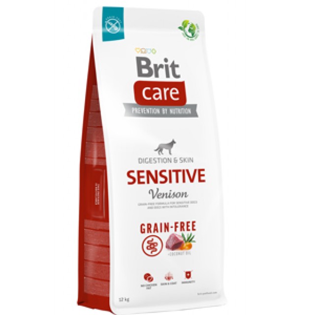 Brit Care Sensitive Digestion & Skin Geyikli Tahılsız Yetişkin Köpek Maması 12kg