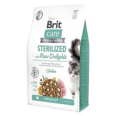 Brit Care Sterilized Raw Delights Tavuklu Tahılsız Kısırlaştırılmış Kedi Maması 2kg