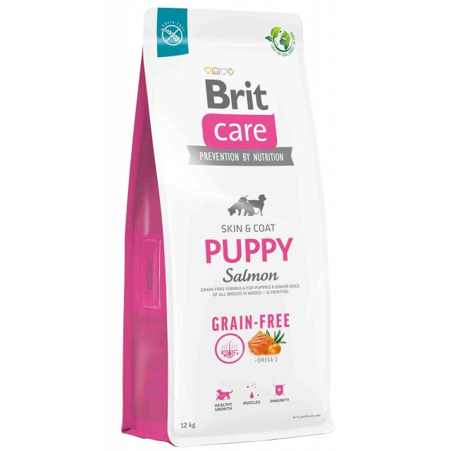 Brit Care Skin&Coat Tahılsız Somonlu Yavru Köpek Maması 12kg