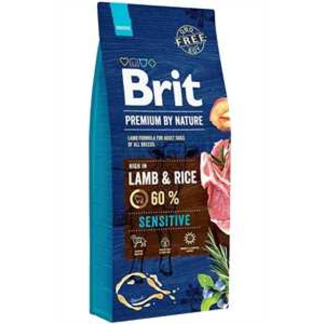 Brit Premium Sensitive Kuzu Etli Hassas Yetişkin Köpek Maması 8kg