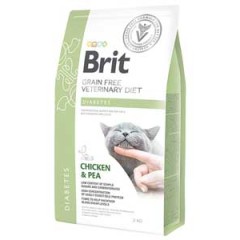 Brit Veterinary Diet Diabetes Diyabet Hastalığı olan Kediler için Tahılsız Kedi Maması 2kg