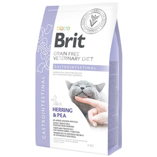 Brit Veterinary Diet Gastrointestinal Sindirim Sistemi Destekleyici Tahılsız Kedi Maması 2kg