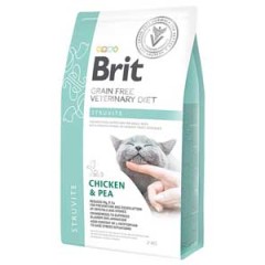 Brit Veterinary Diet Struvite Tahılsız Tavuk Bezelye Kedi Maması 2kg