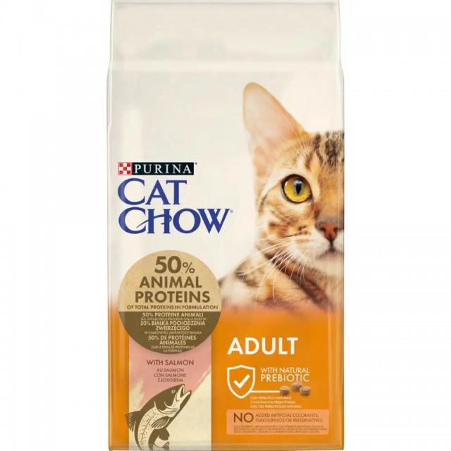 Cat Chow Somon ve Ton Balıklı Yetişkin Kedi Maması 15 Kg