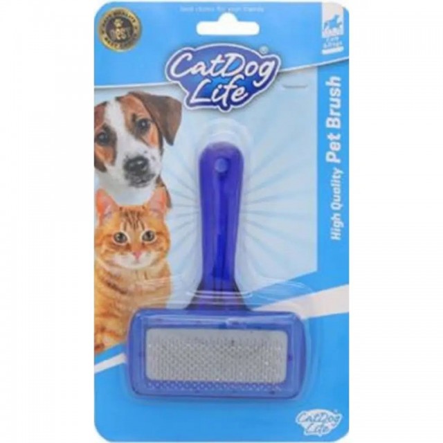 CatDogLife Kediler ve Köpekler İçin Telli Fosforlu Fırça