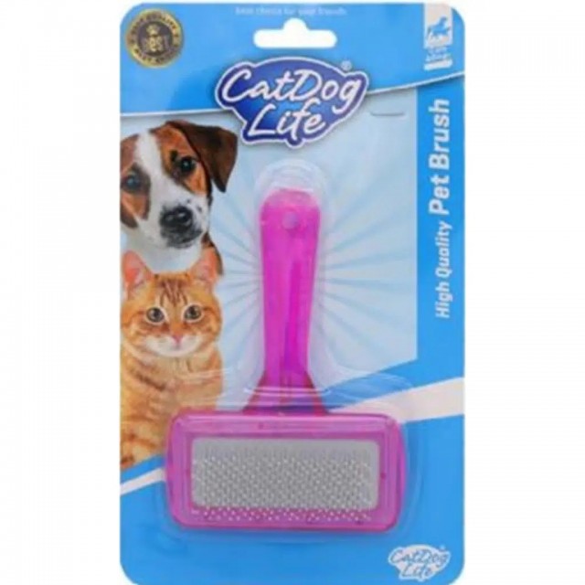CatDogLife Kediler ve Köpekler İçin Telli Fosforlu Fırça