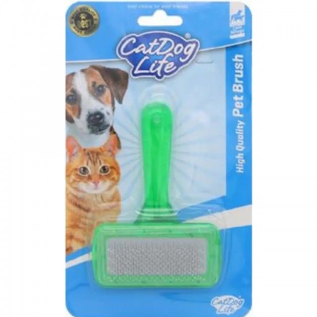 CatDogLife Kediler ve Köpekler İçin Telli Fosforlu Fırça