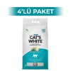 Cat's White Sabunlu Kedi Kumu 5 lt 4 Adet