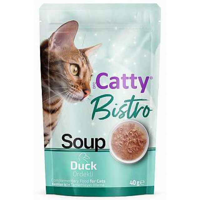 Catty Bistro Ördekli Kedi Çorbası 40gr