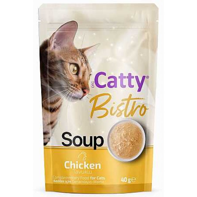 Catty Bistro Tavuklu Kedi Çorbası 40gr