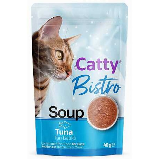 Catty Bistro Ton Balıklı Kedi Çorbası 40gr