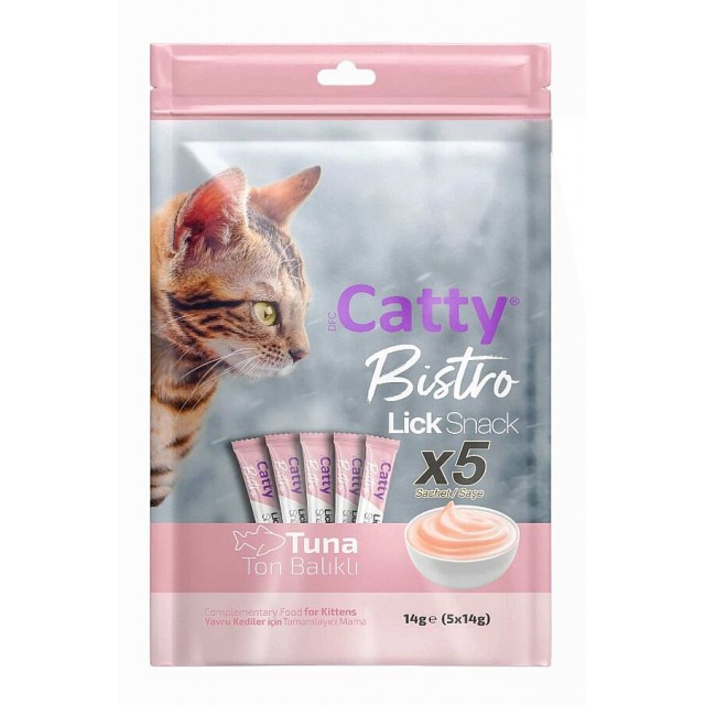 Catty Bistro Ton Balıklı Yavru Kedi Krema Ödülü 5x14gr
