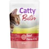 Catty Jöle İçinde Et Parçacıklı Dana Etli Yetişkin Kedi Yaş Mamaası 85 Gr 22 Adet