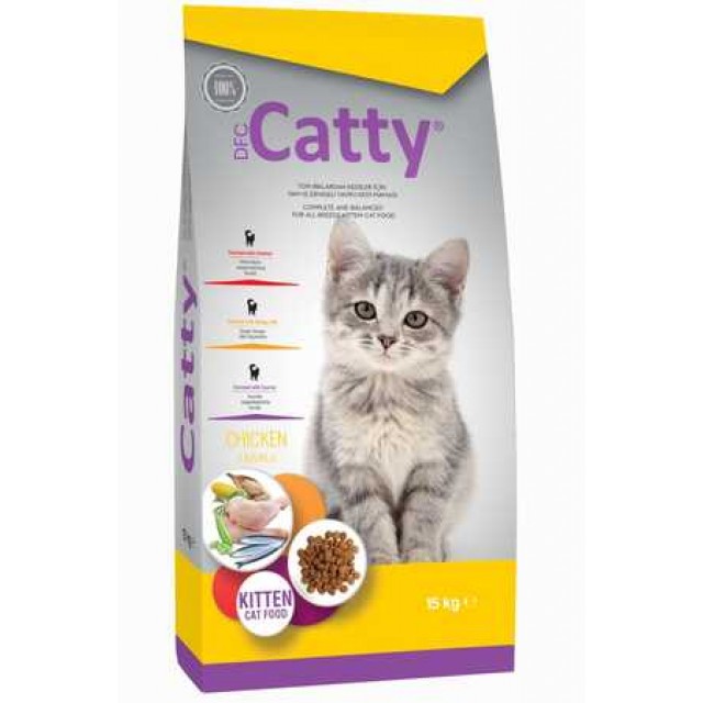 Catty Tavuklu Yavru Kedi Maması 15kg