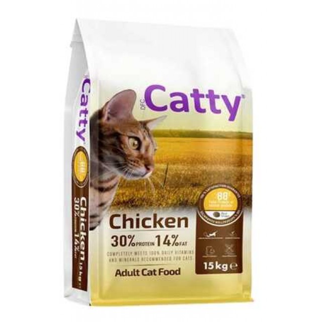 Catty Tavuklu Yetişkin Kedi Maması 15kg