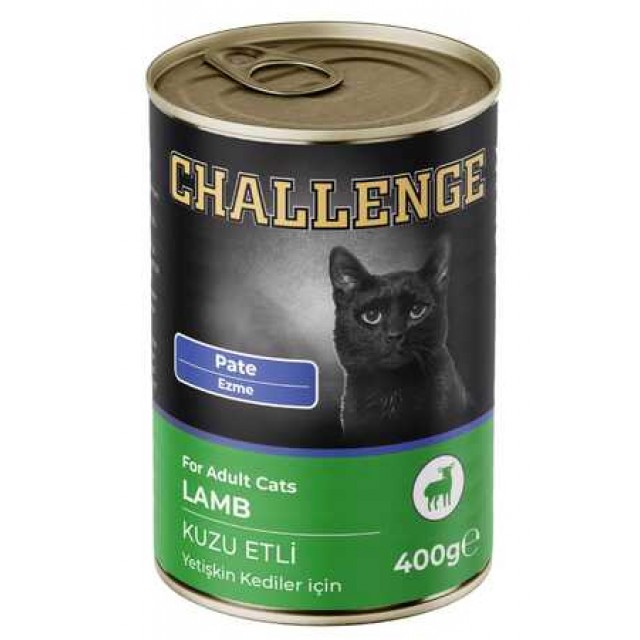 Challenge Pate Kuzu Etli Yetişkin Kedi Konservesi 400gr